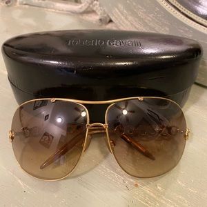 COPY - Roberto Cavalli Gold Aviators